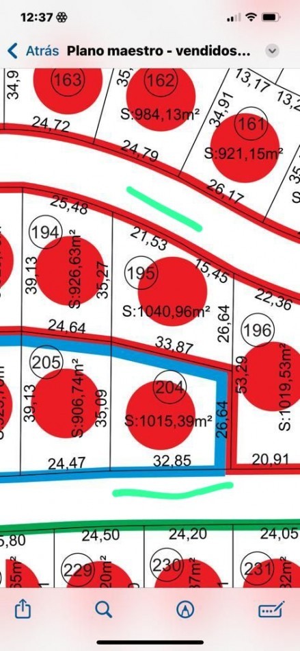 LOTES EN TIPANTU de 1000 metros .
