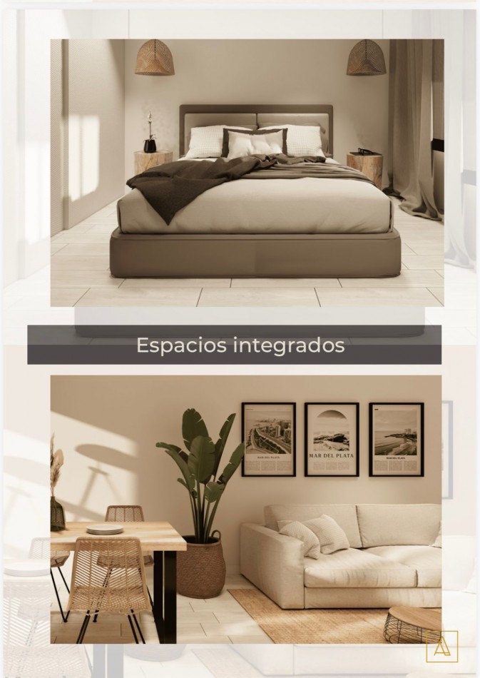 DEPARTAMENTO DOS AMBIENTES EN POZO. LA PERLA