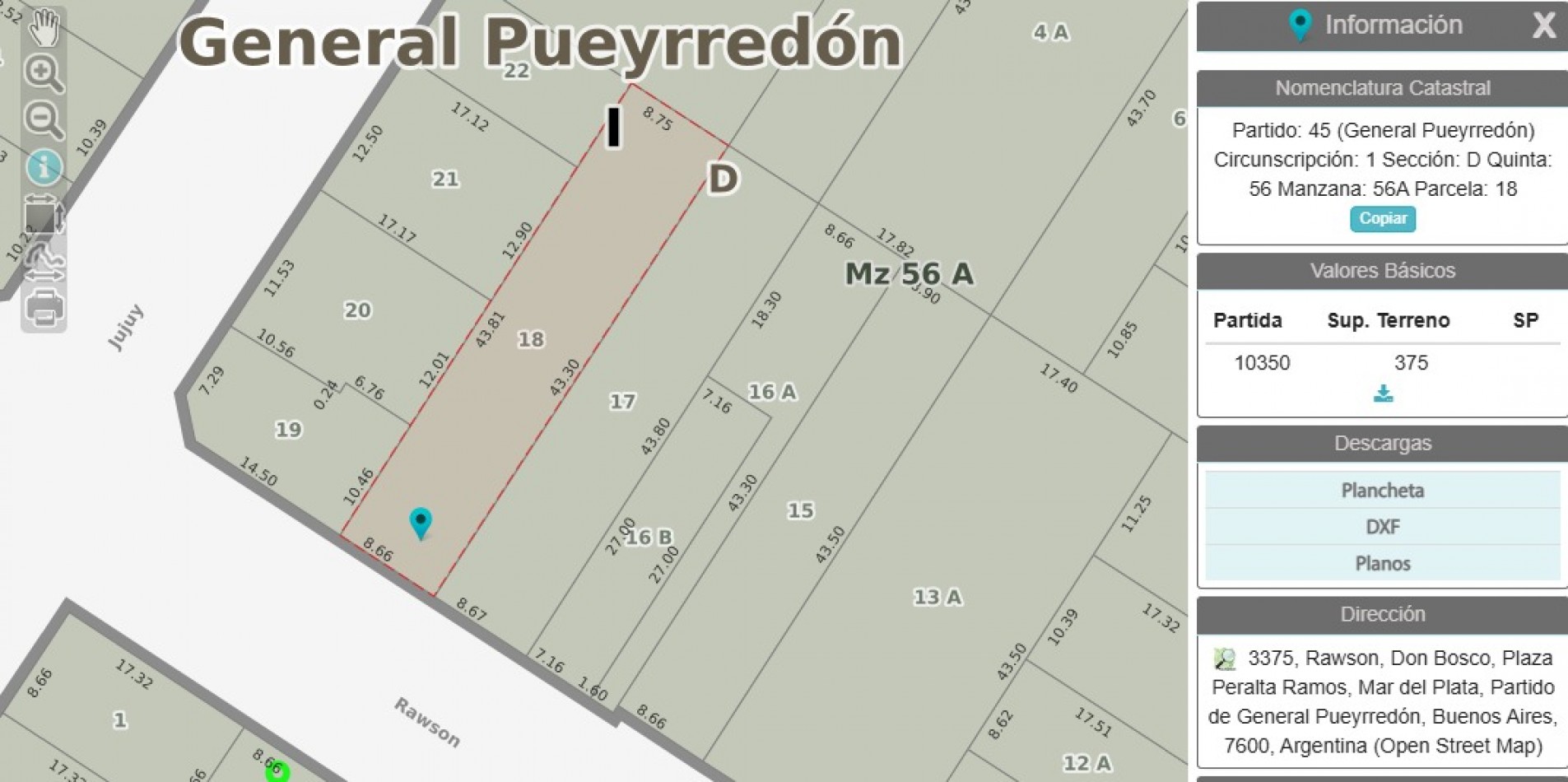LOTE DE 372 M2 EN MACROCENTRO PARA DESARROLLO INMOBILIARIO .