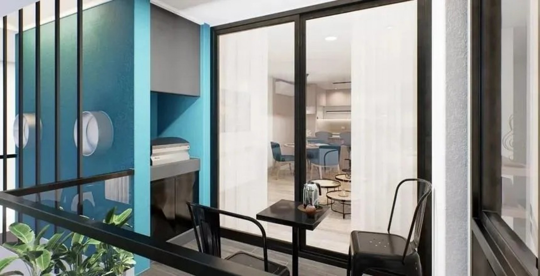 DEPARTAMENTO DOS AMBIENTES AL FRENTE CON COCHERA EDIFICIO DEVELOPER XV SYMPHONY