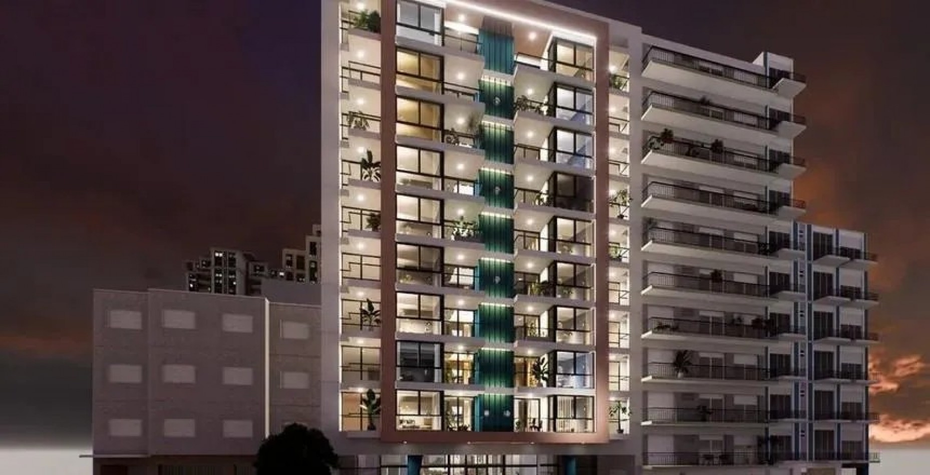 DEPARTAMENTO DOS AMBIENTES AL FRENTE CON COCHERA EDIFICIO DEVELOPER XV SYMPHONY