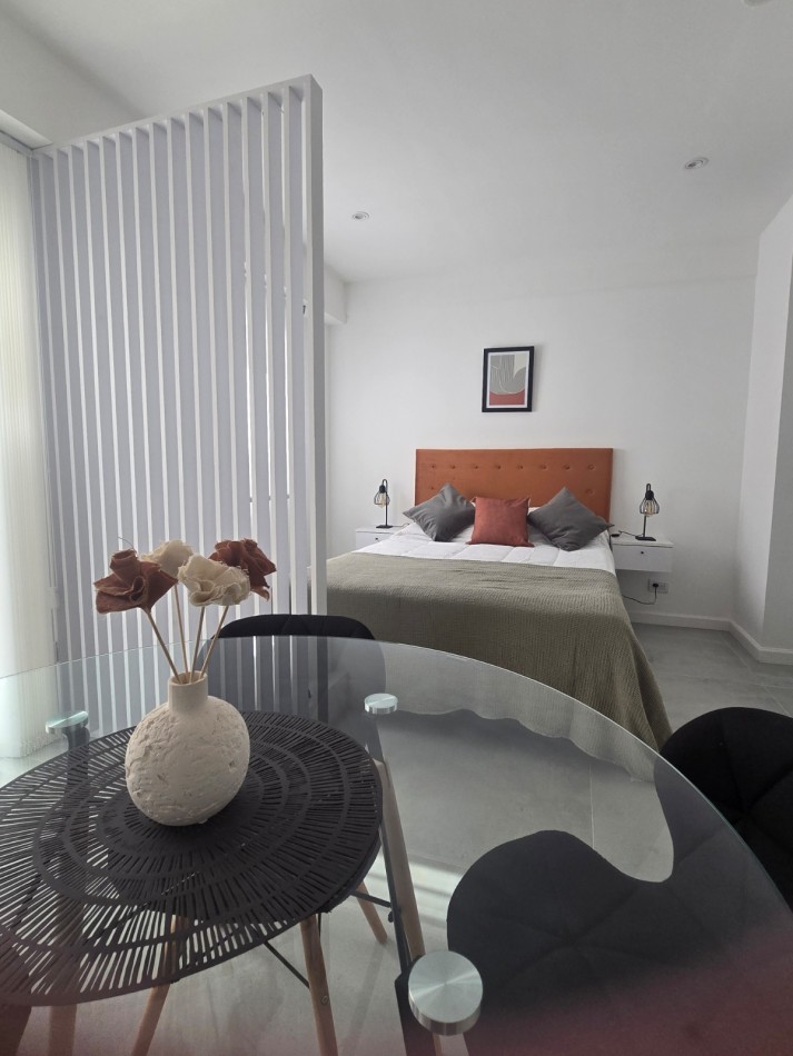 DEPARTAMENTO MONOAMBIENTE RECICLADO CON TERRAZA.PLAZA COLON