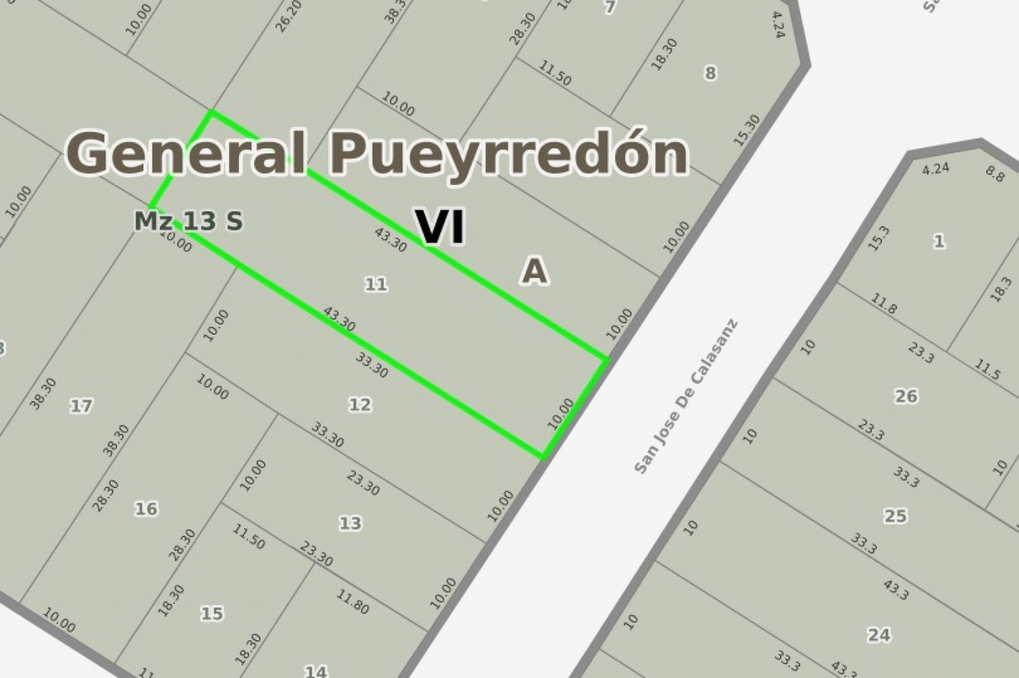 LOTE EN VENTA LOS PINARES.