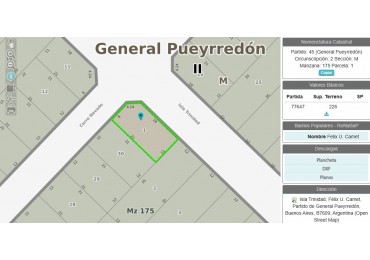 LOTE EN VENTA .BARRIO FELIX U CAMET