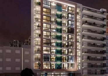 DEPARTAMENTO DOS AMBIENTES AL FRENTE CON COCHERA EDIFICIO DEVELOPER XV SYMPHONY